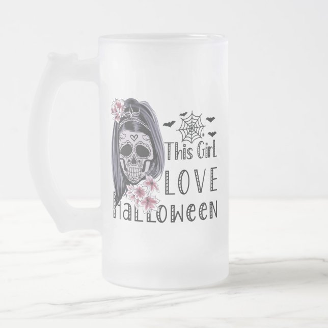 Chope Givrée Cette fille aime Halloween (Gauche)