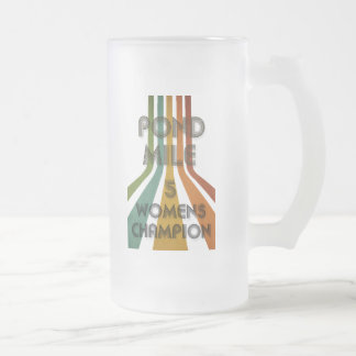 Chope Givrée Championne des femmes du mille 5 d'étang la rétro