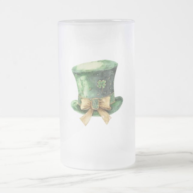 Chope Givrée Chapeau de jour de la Saint-Patrick Trèfle Paillet (Centre)