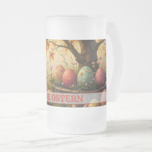 Chope Givrée Charme de fleurs printanières avec splendeur d'œuf