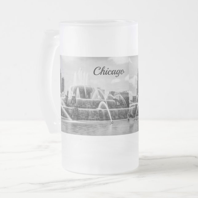 Chope Givrée Chicago Buckingham Gris de verre décongelé Mu (Devant gauche)