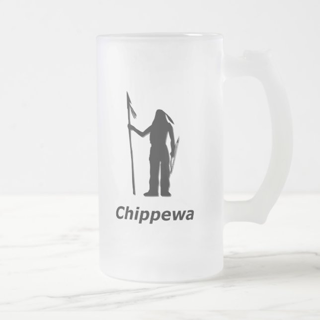 Chope Givrée Chippewa indien (Droit)