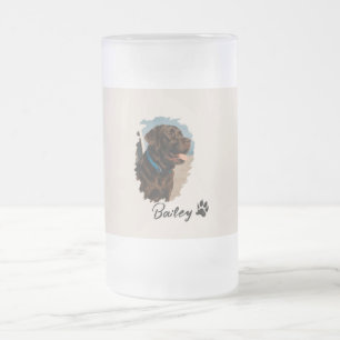 Chope Givrée Chocolat mignon Labrador Chien - Bailey Cadeau p