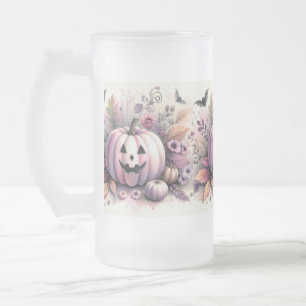 Chope Givrée Chute Halloween peinture citrouille aquarelle