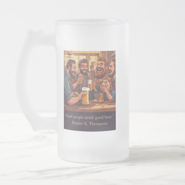 Chope Givrée citations de bière (Gauche)