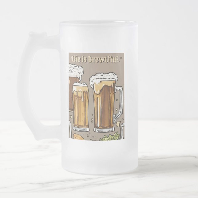 Chope Givrée citations de bière (Gauche)