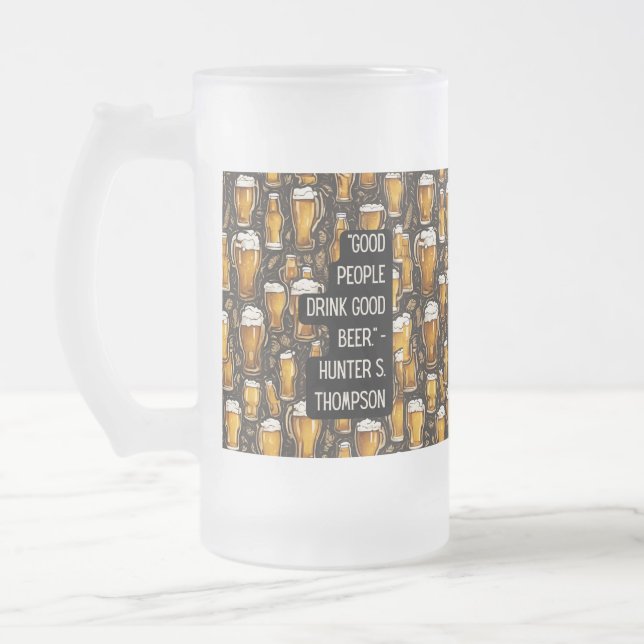 Chope Givrée citations de bière (Gauche)