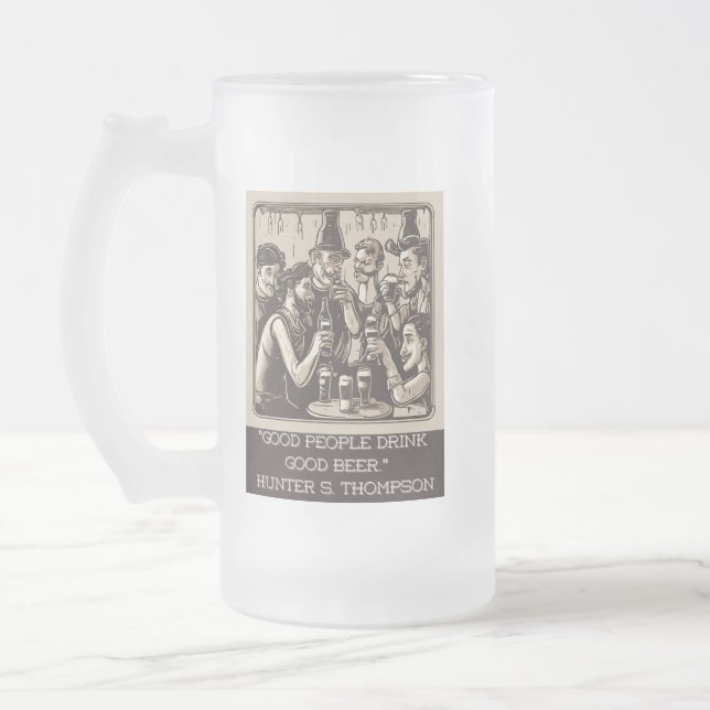Chope Givrée citations de bière (Gauche)