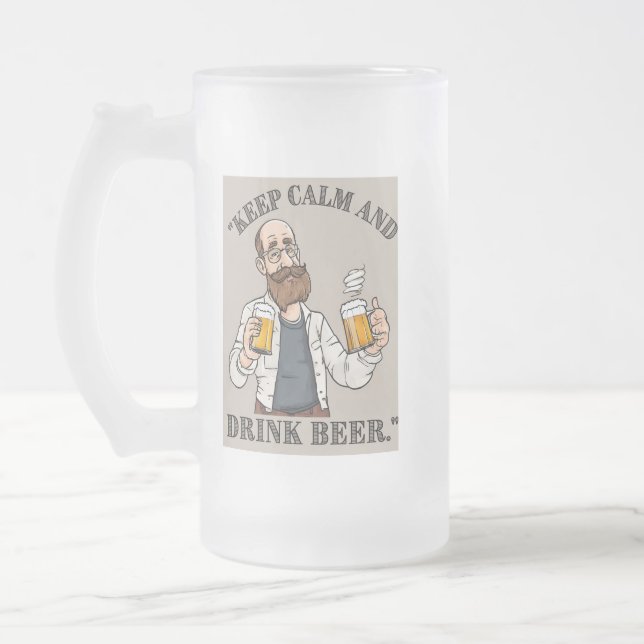 Chope Givrée citations de bière (Gauche)