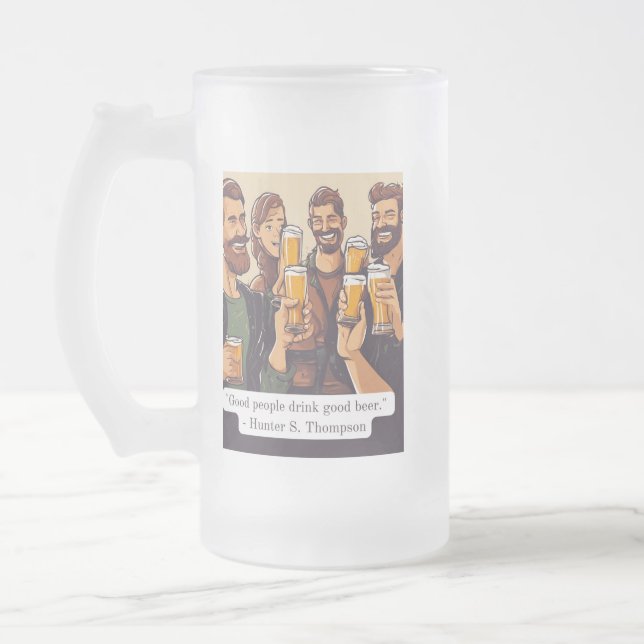 Chope Givrée citations de bière (Gauche)