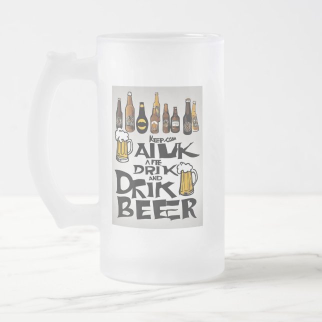 Chope Givrée citations de bière (Gauche)