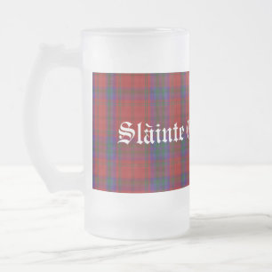 Chope Givrée Clan classique MacDougall Tartan Plaid Stein