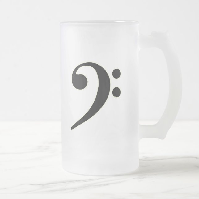 Chope Givrée Clef basse noire (Droit)
