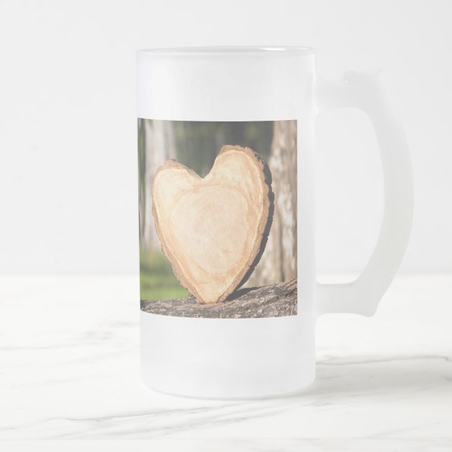 Chope Givrée coeur en bois (Droit)