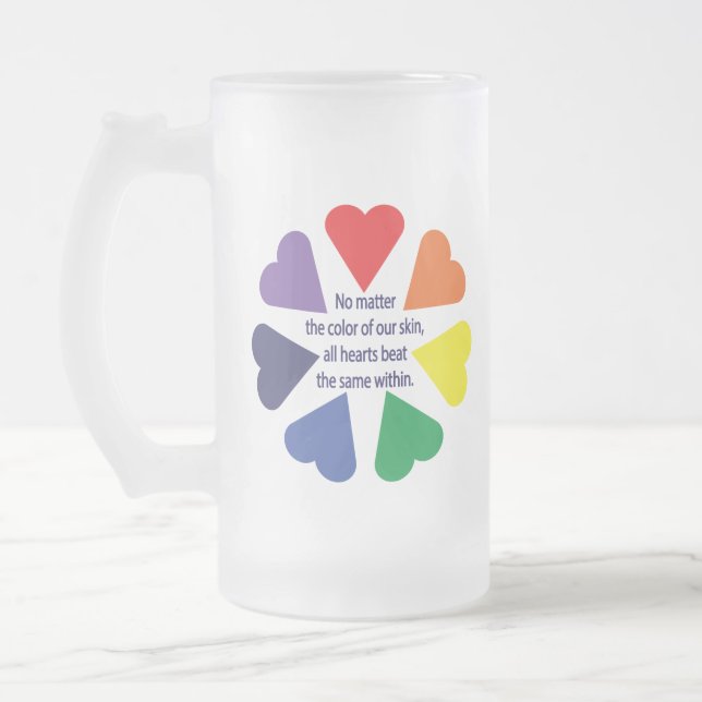 Chope Givrée Coeurs arc-en-ciel (Gauche)