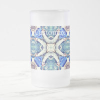 Coeurs de mandala bleu motif Thunder_Cove