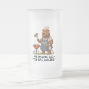 Chope Givrée Conception de papa ours maître du BBQ