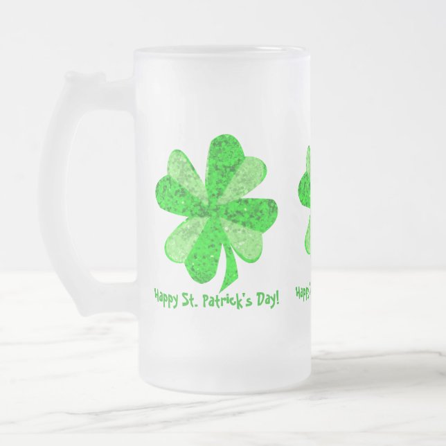 Chope Givrée Cool Vert brillant Shamrock irlandais Ever St Patr (Gauche)