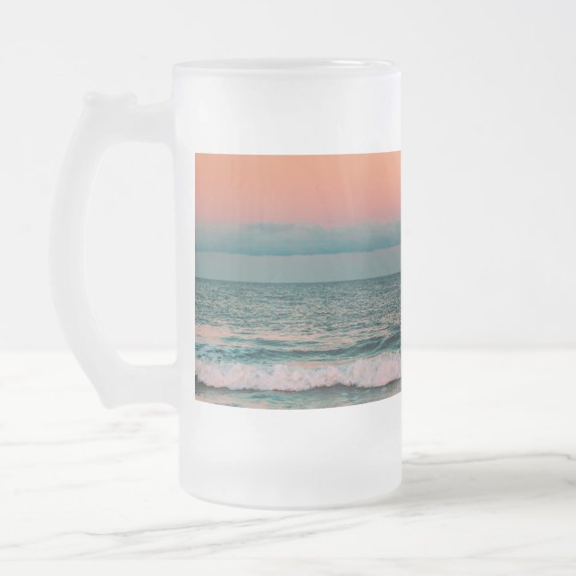Chope Givrée coucher de soleil sur la mer (Gauche)