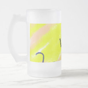 Chope Givrée Couleur unie simple ajouter un nom texte monogramm