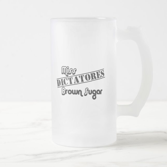 Chope Givrée Crâne de HT de Tasse-Mlle sucre roux Dictatores de (Droit)