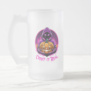 Chope Givrée Creep it Real, Horreur Halloween illustration