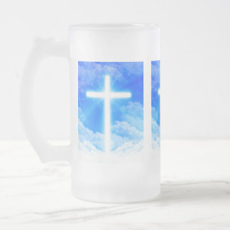 Chope Givrée Croix de lumière Jésus-Christ chrétien personnalis
