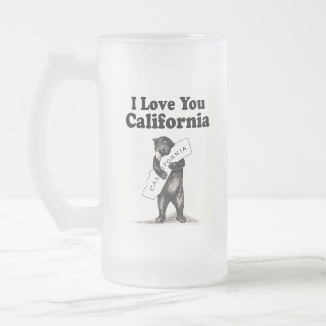 Chope Givrée Cru je t'aime la Californie (Gauche)