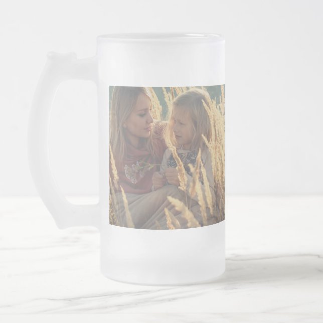 Chope Givrée custom add your photo christmas personalized water (Gauche)