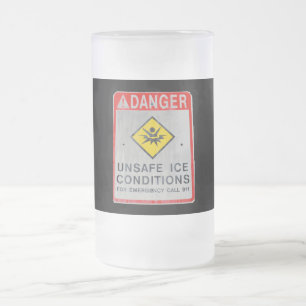CHOPE GIVRÉE DANGER GLACE DANGEREUSE PRÉCIPITÉE EN GELÉE