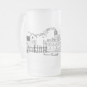 Chope Givrée Décongelé 16 oz. Mug, Block Island Seaside Dock