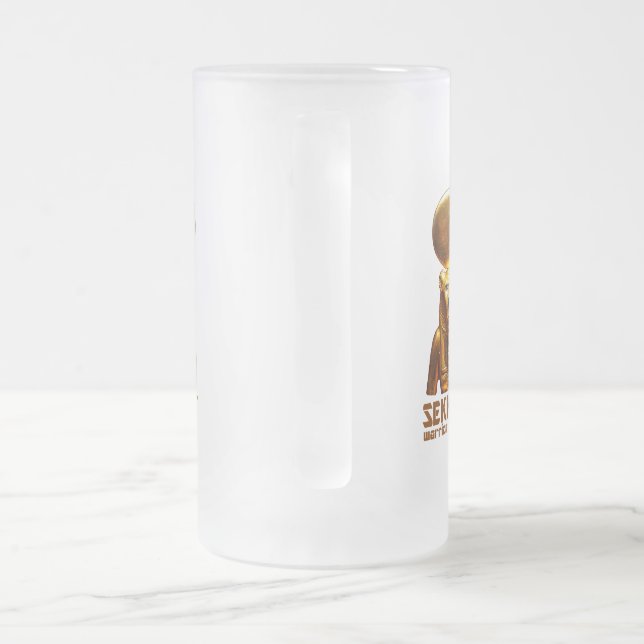 Chope Givrée Déesse de guerrier de Sekhmet A d'Egypte antique (Poignée)