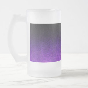 Chope Givrée Dégradé de Parties scintillant noire et violette