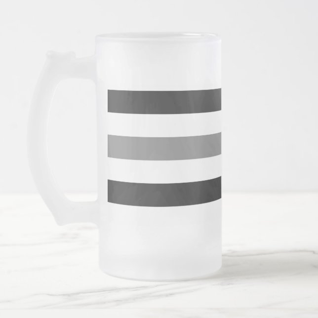 Chope Givrée Design à rayures noires et blanches Ahs  (Gauche)