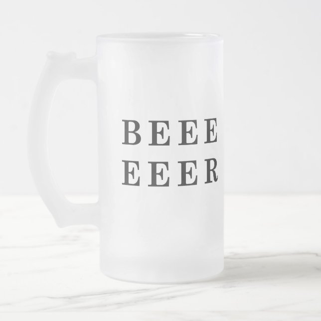 Chope Givrée Design Beer, Bière (Gauche)