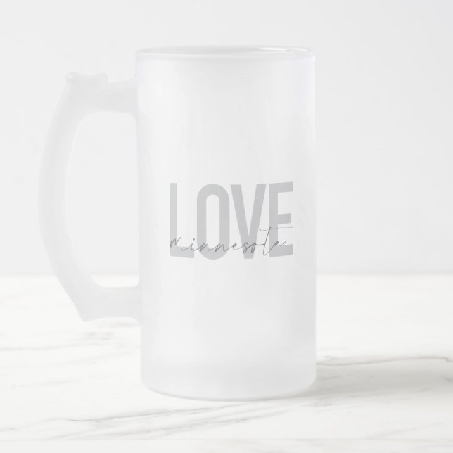 Chope Givrée Design simple, moderne, urbain, cool Love Minnesot (Gauche)