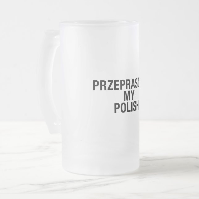 Chope Givrée Désolé ma langue polonaise (Devant gauche)