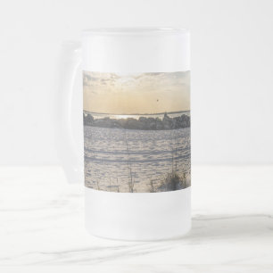 Chope Givrée Destin Beach Floride Jetée Coucher de soleil Verre