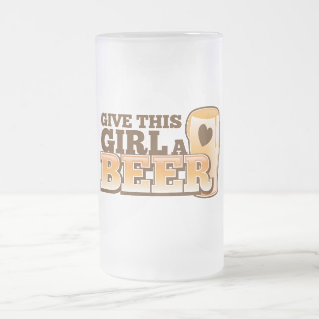 Chope Givrée DONNEZ à CETTE FILLE une conception de BIÈRE du (Centre)