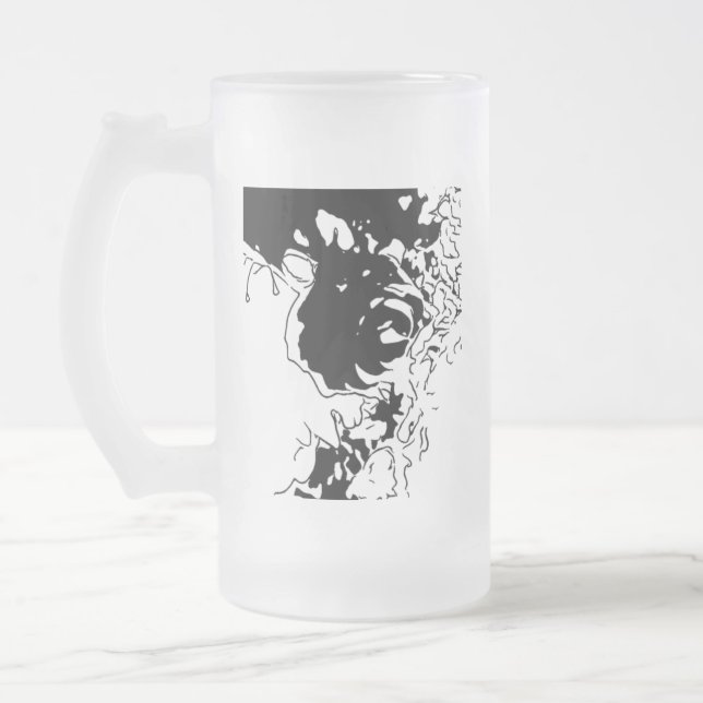Chope Givrée Doodle de fleurs (Gauche)