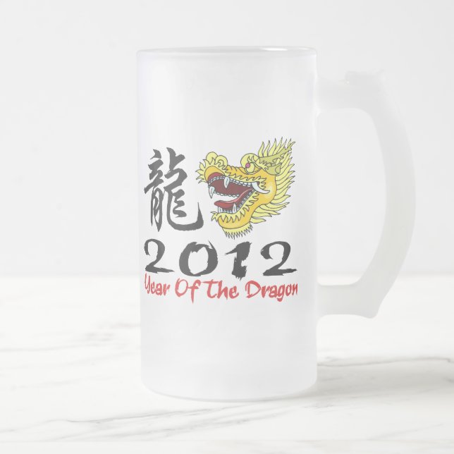 Chope Givrée Dragon chinois 2012 de nouvelle année (Droit)