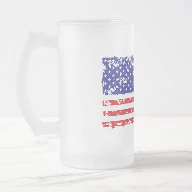 Chope Givrée Drapeau américain en détresse (Gauche)