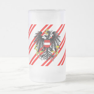 Chope Givrée Drapeau autrichien de rayures