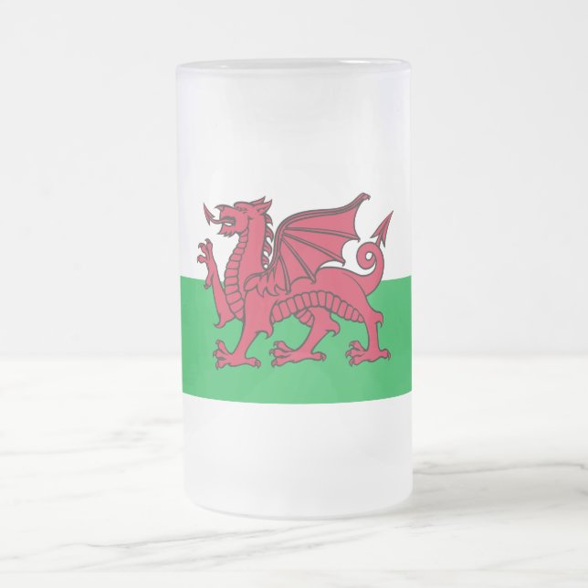 Chope Givrée Drapeau celtique du dragon rouge du Pays de Galles (Centre)