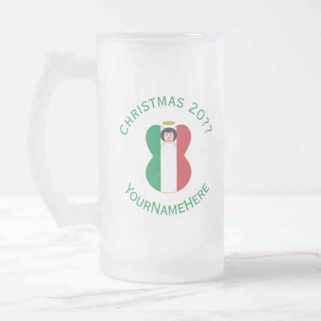 Chope Givrée Drapeau d'ange italien pour Noël (Gauche)