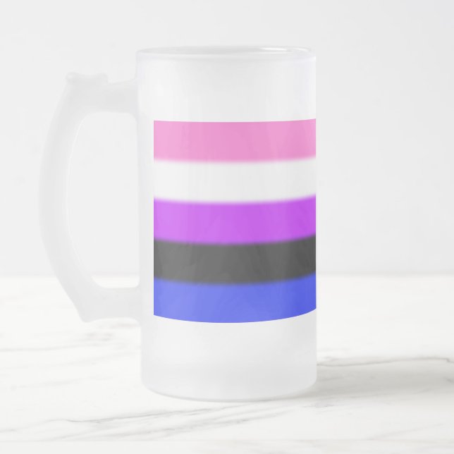 Chope Givrée Drapeau de la Fierté Genderfluide (Gauche)