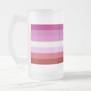 Chope Givrée Drapeau de la Fierté lesbienne tombée