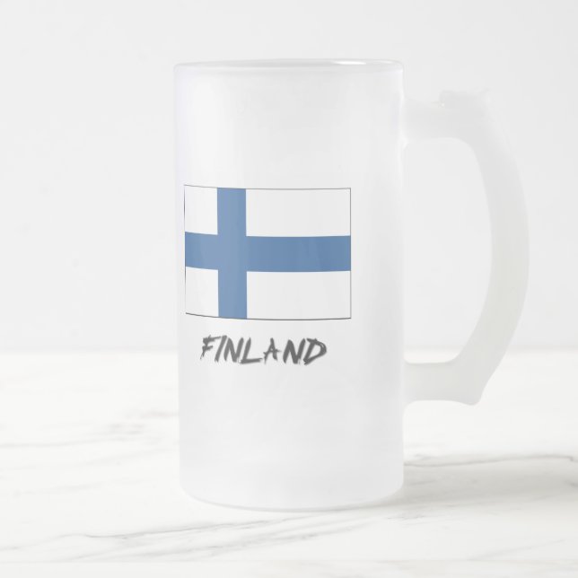 Chope Givrée Drapeau de la Finlande (Droit)