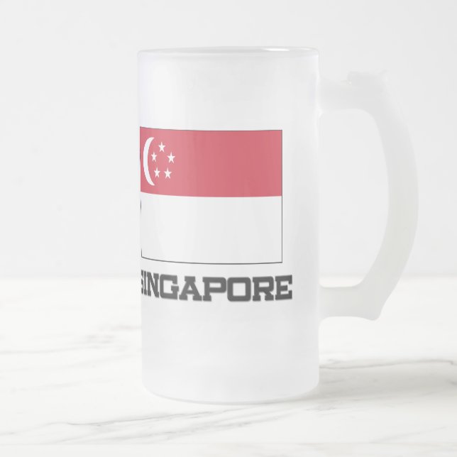 Chope Givrée Drapeau de Singapour (Droit)