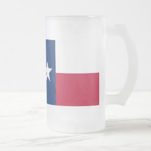 Chope Givrée Drapeau d'état du Texas - couleur authentique de